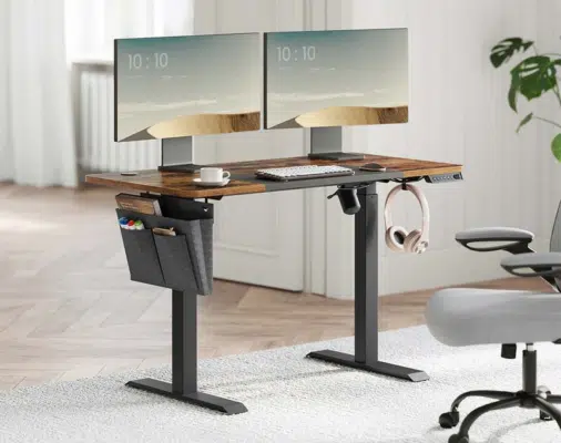 Songmics höhenverstellbarer Schreibtisch
