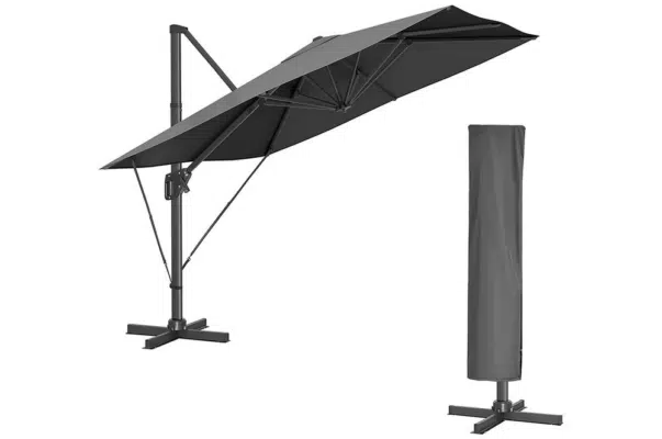 Songmics 360°drehbarer Sonnenschirm