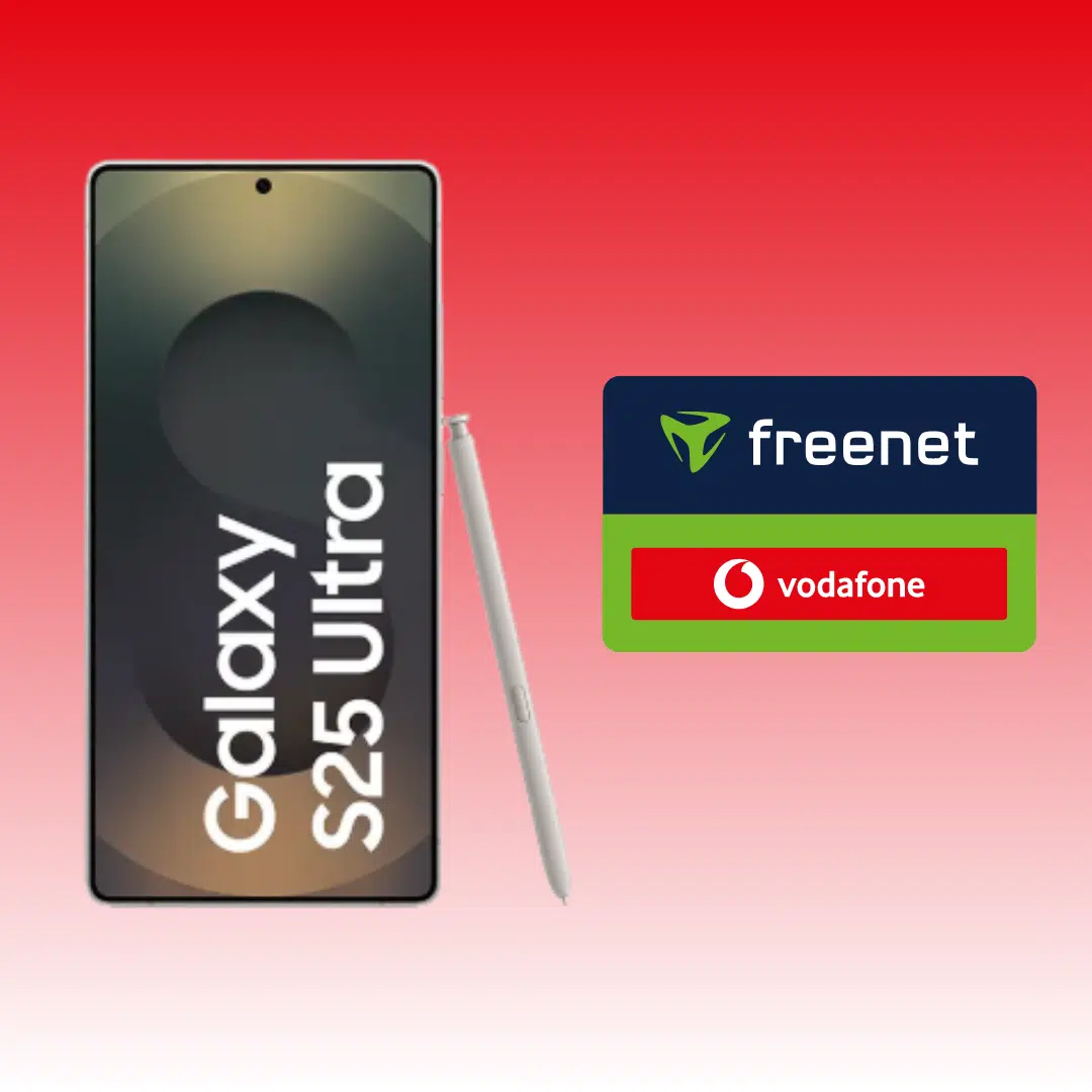 Thumbnail Samsung Galaxy S25 Ultra (256GB) für 29€ + 70GB 5G/LTE Allnet für 44,99€/Monat + 50€ Wechselbonus (freenet Vodafone)