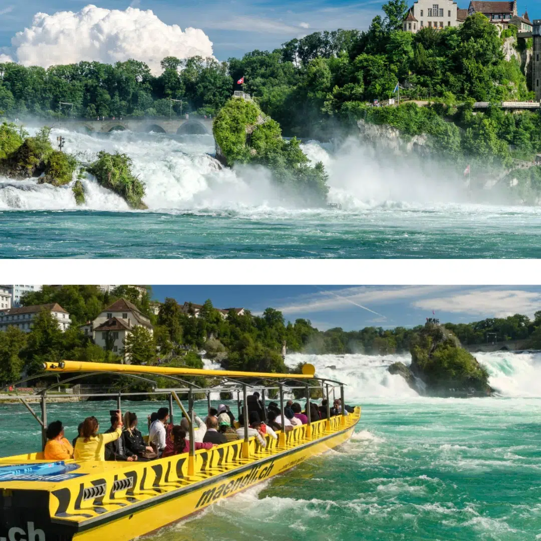 Thumbnail ⛴️ Naturspektakel in der Schweiz: Schiffahrt am Rheinfall inkl. ÜN &amp; Frühstück ab 100€ p.P.
