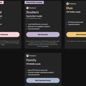SPOTIFY Premium ab 1,31€/Monat - Türkei mit VPN