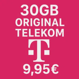 🏅 Original Telekom Prepaid Hammer: 30GB 5G/LTE Allnet für 9,95€/4 Wochen + 10€ Wechselbonus (MagentaMobil Prepaid M inkl. Schweiz und Großbritannien Roaming)