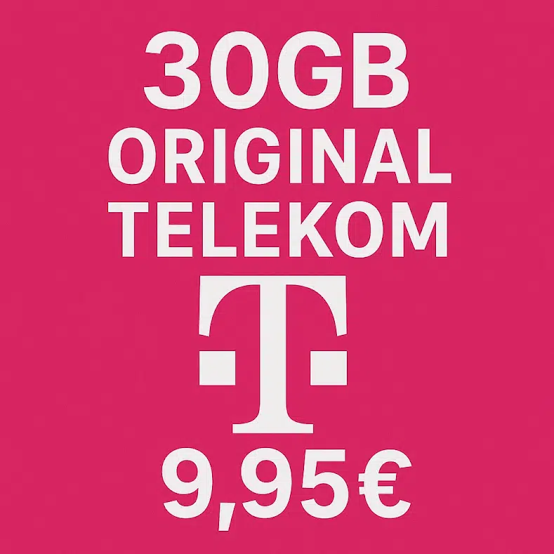 Thumbnail 🏅 Original Telekom Prepaid Hammer: 30GB 5G/LTE Allnet für 9,95€/4 Wochen + 10€ Wechselbonus (MagentaMobil Prepaid M inkl. Schweiz und Großbritannien Roaming)