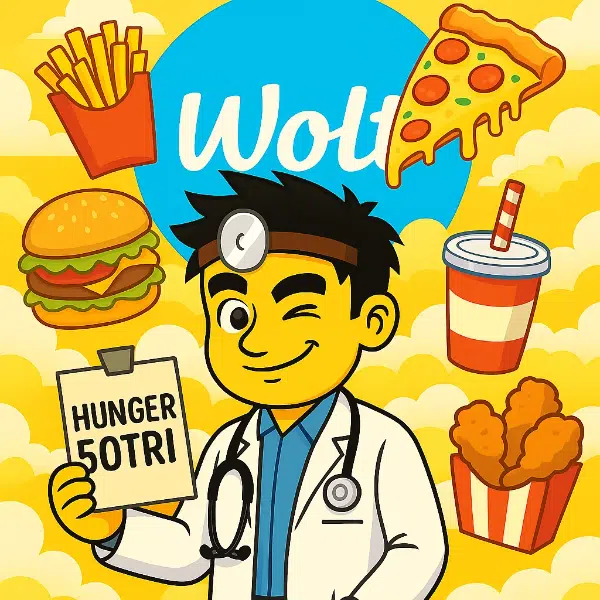Thumbnail 🍔 Wolt: 50% Rabatt mit unserem Code 😍 Burger, Pizza, Pasta, Wraps, Sushi uvm. günstig geliefert *Lieferando-Alternative*