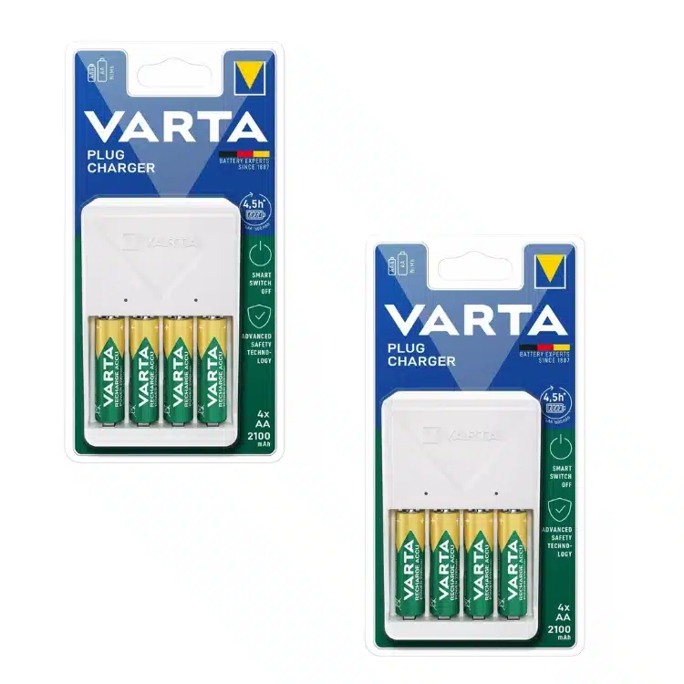 Thumbnail 2x Varta Batterieladegerät mit 8x AA-Akkus nur 14,38€ (statt 33€)
