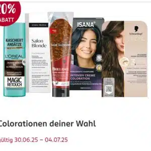 20% auf Haarcolorationen - Rossmann App