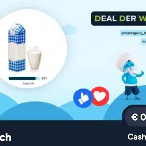 50 Cent Cashback auf Milch