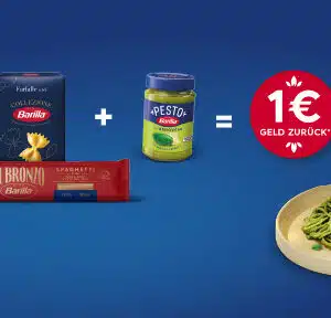 Barilla Nudeln und Pesto