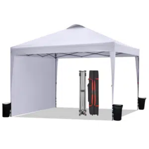 🍾 Perfekt für jede Gartenfete! ⛺️ BONTEC Pavillon 3x3m mit Seitenwand für nur 59,99€