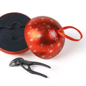 Knipex Cobra XS Mini-Wasserpumpenzange in festlicher Weihnachtskugel für 18,58€(statt 23,08€)