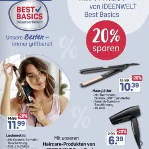 20% Rabatt auf IDEENWELT Best Basics Produkte (Rossmann)