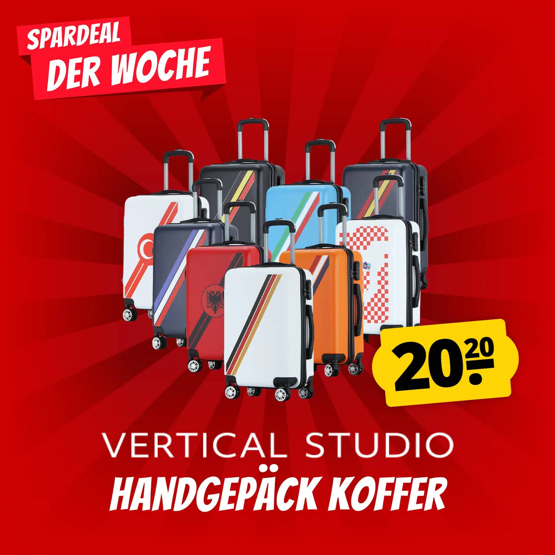 Thumbnail Vertical Studio 20" Länder Handgepäck-Koffer für 25,15€