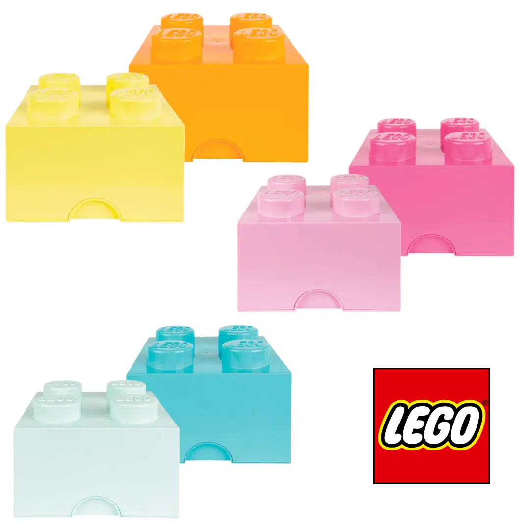 Thumbnail LEGO Aufbewahrungsbox mit 4 Noppen stapelbar 2er Set für 18,99€ (statt 32€)