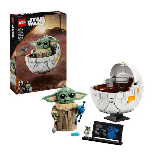 Thumbnail 😍 Wie süß! 👉 LEGO Grogu in Repulsorwiege für 58,82€