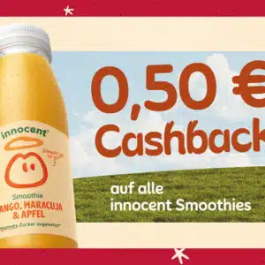 Scondoo: 0,50 € Cashback auf Smoothies