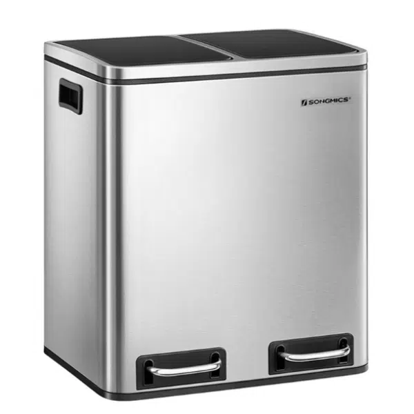 Thumbnail Songmics Mülleimer | Mülltrennsystem (2 Fächer mit je 15 L) für 45,99€
