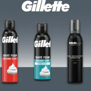 Gilette Rasierschaum (Cashback vom Marktguru)