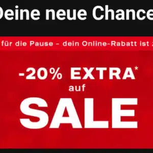 20% zusätzlich auf den Sale bei Deichmann