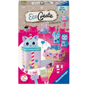 😺 Ravensburger EcoCreate Süße Kätzchen DIY Bastelset für 5,40€ (statt 10€)