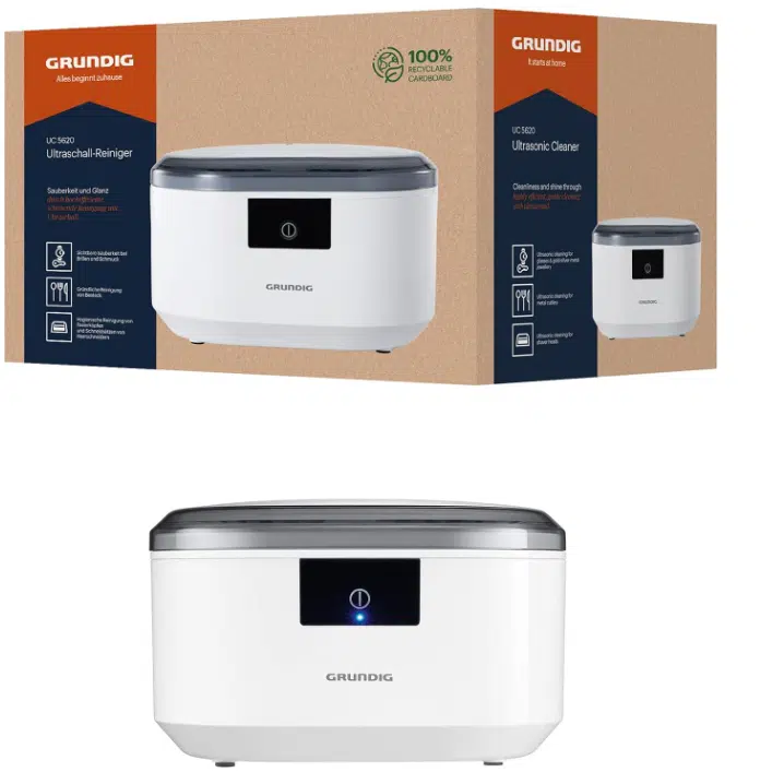 Thumbnail GRUNDIG UC 5620 Ultraschallreiniger 50W 500 ml für 27,54€ (statt 35€)