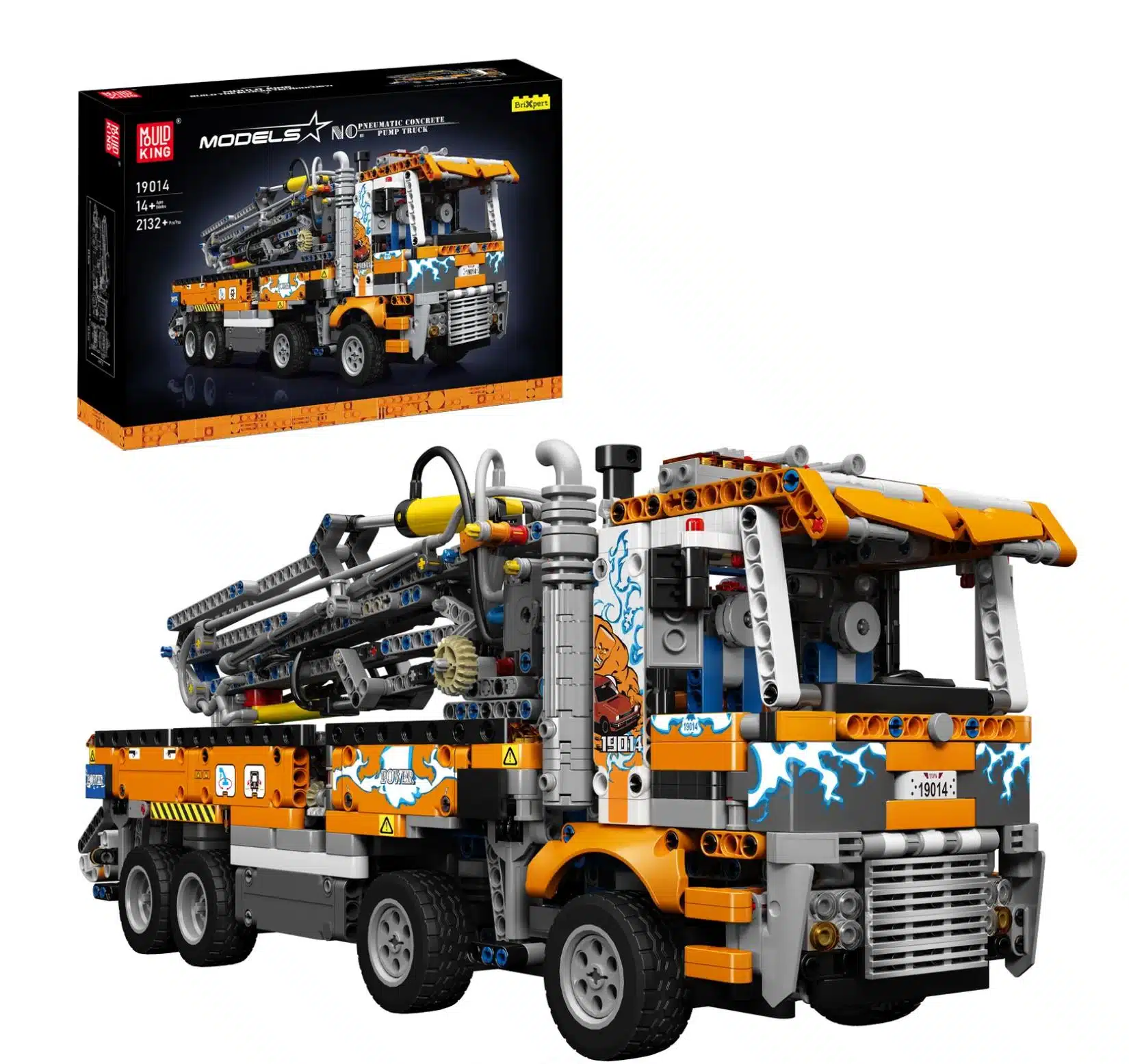 Thumbnail Mould King Pneumatischer Beton-Truck