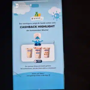 Cashback vom Marktguru (???)
