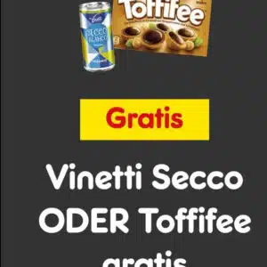 Gratis Toffifee Packung oder Vinetti Secco mit der Netto App (personalisiert)