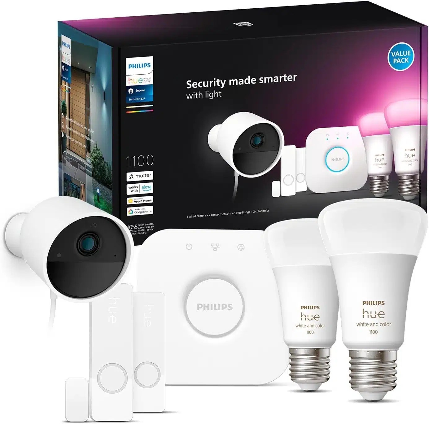 Thumbnail Philips Hue Secure Starter-Set für 253,99€ (statt 293€)