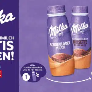 Milka Schokoladenmilch gratis testen! *Rewe*