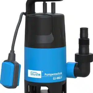 Güde GS 4002 P Schmutzwassertauchpumpe - 400 W, 7500 l/h, 5 m Förderhöhe, 10 m Kabel, Schwimmerschalter 26,79€ statt 31,69€