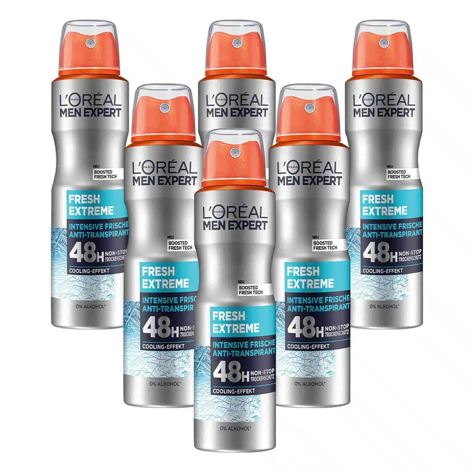 Thumbnail L’Oréal Paris men expert Deospray Fresh Extreme 6 Stück für 9,34€ (statt 13,74€)