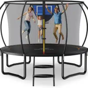 Outdoor Trampolin mit Basketballkorb
