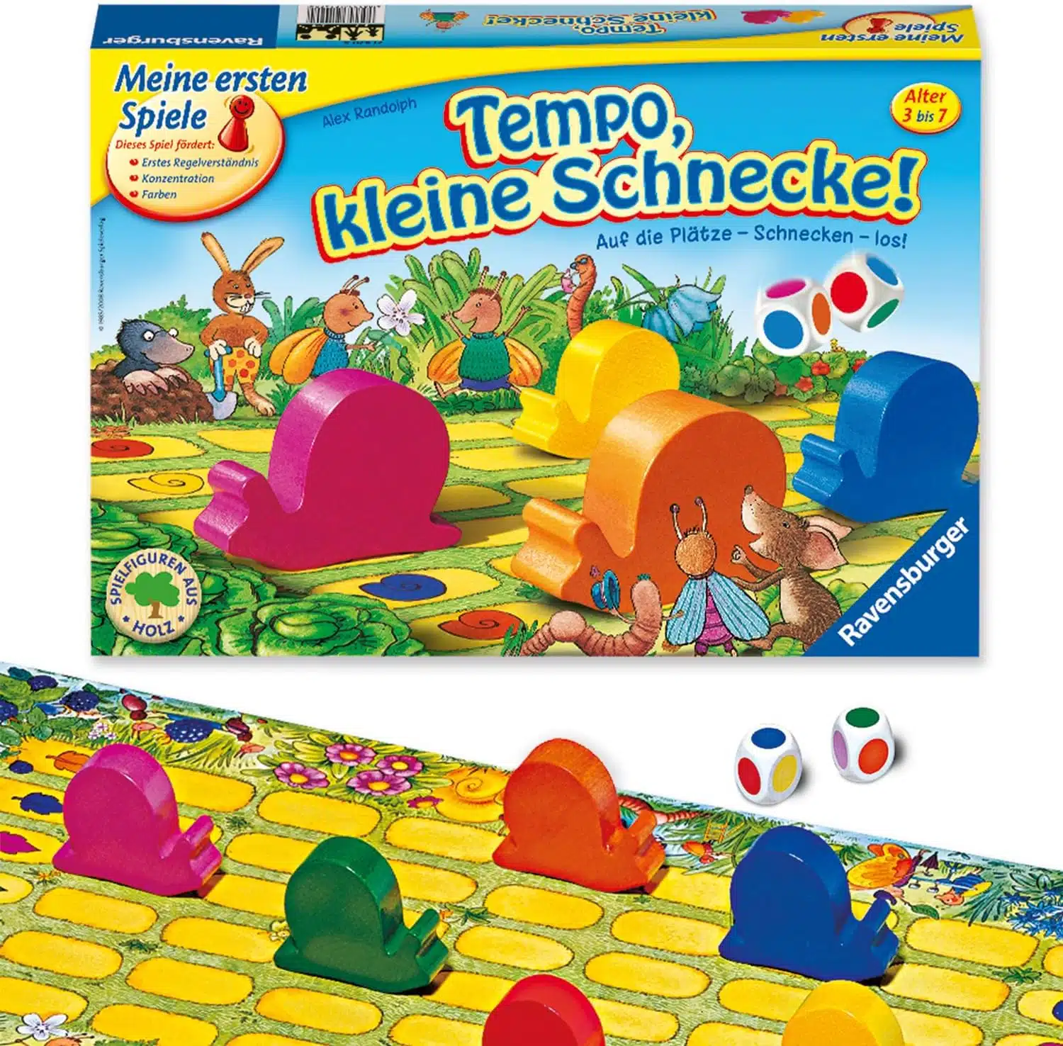 Thumbnail 🐌 Ravensburger Kinderspiel 21420 - Tempo kleine Schnecke für 16,99€ (statt 21€)
