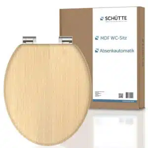 Schütte Toilettensitz Natrual für 22,65€(statt 27,55€)