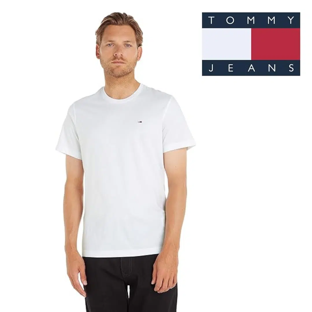 Thumbnail Tommy Jeans Herren T-Shirt Kurzarm Original Slim Fit für 16,74€ (statt 24€)