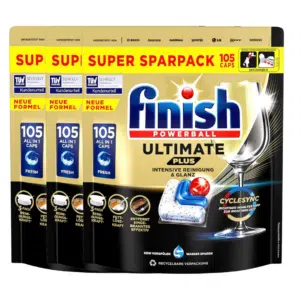 Finish Ultimate Plus Spülmaschinentabs 315 Stück für 49,99€ (statt 62,69€)