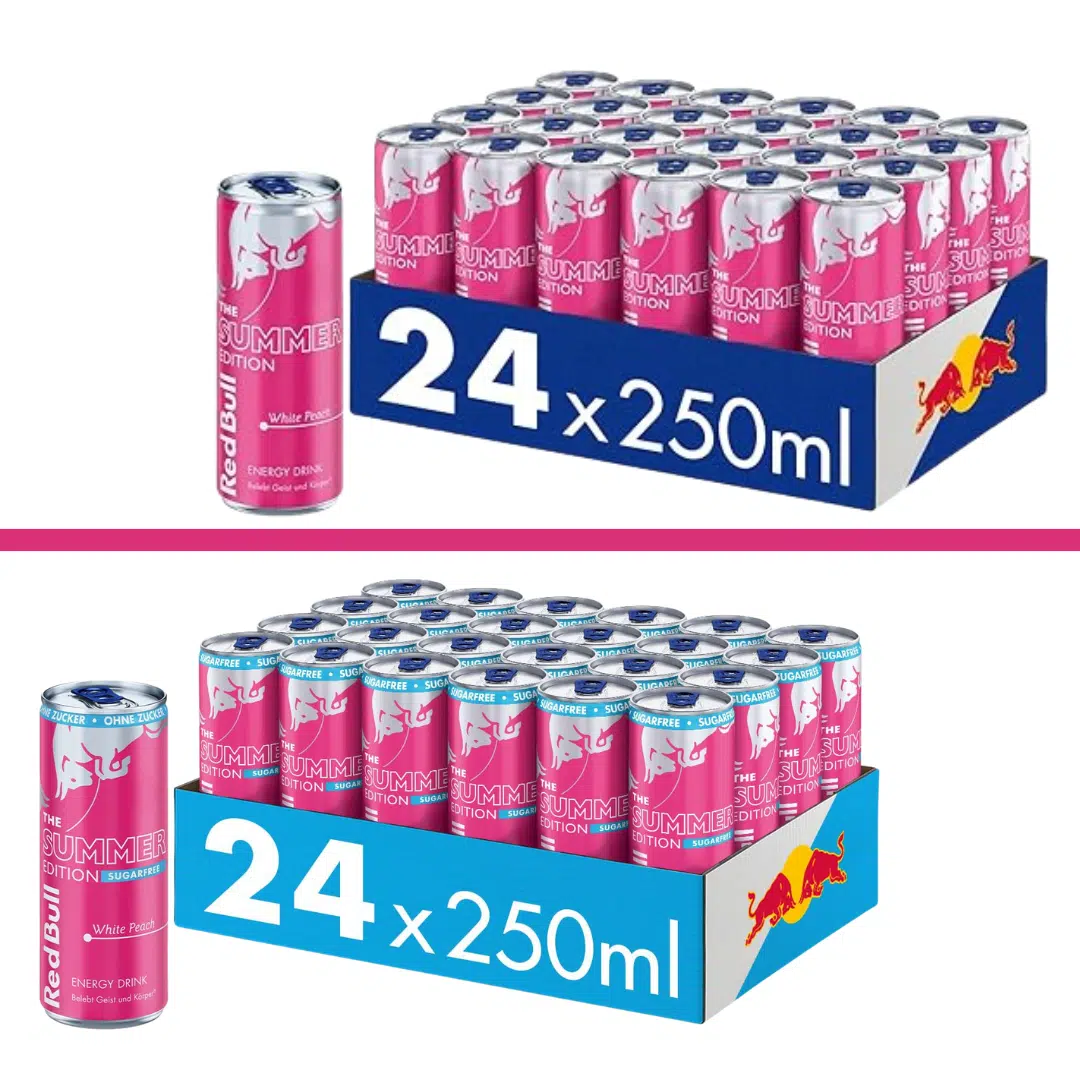 Thumbnail 🩷☀️ Red Bull Summer Edition White Peach 24x 250ml für 21,43€ (statt 33,36€) | Zero Variante für 23,39€