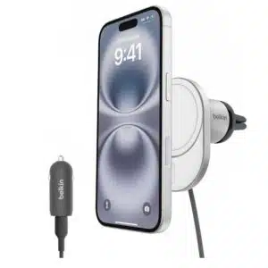 (Prime Day) Belkin BoostCharge Pro magnetisches kabelloses Kfz-Ladegerät mit Qi2 und Magsafe (15 W) inkl. 20-W-USB-C-Kfz-Netzteil für 39,99€ statt 46,75€
