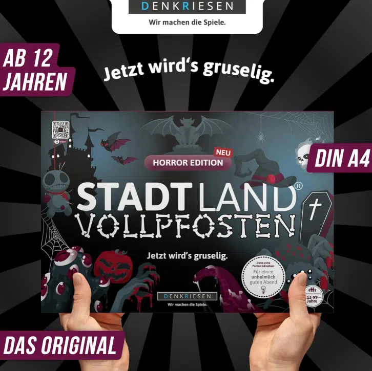 Thumbnail 🧛🏻‍♂️ Jetzt wird's spooky! 🦇 Stadt Land Vollpfosten Horror Edition für nur 9€!