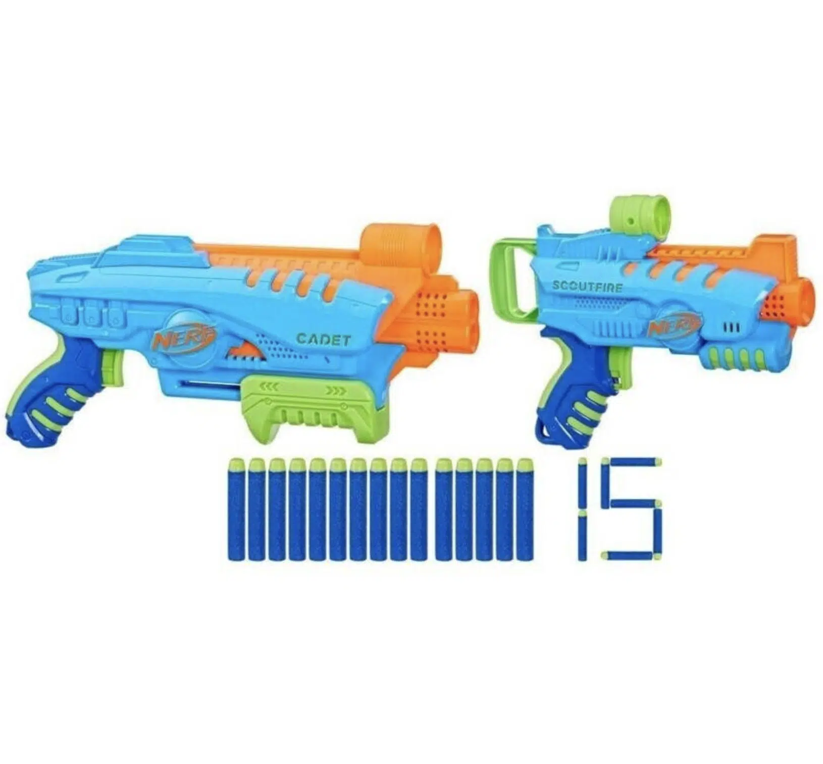 Thumbnail 🚀 Nerf Elite Junior Ultimate Starter Set mit 2 Easy-Play Blaster und 15 Nerf Elite Darts