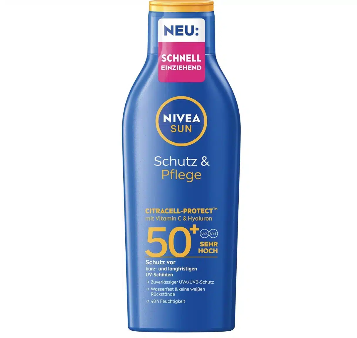 Thumbnail 49% Ersparnis! 🤩 NIVEA SUN Schutz &amp; Pflege Sonnenmilch LSF 50+ (200 ml) für 7,15€ (statt 9,25€)