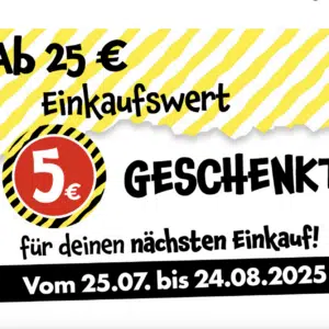 TEDI: 5€ Rabatt ab 25€