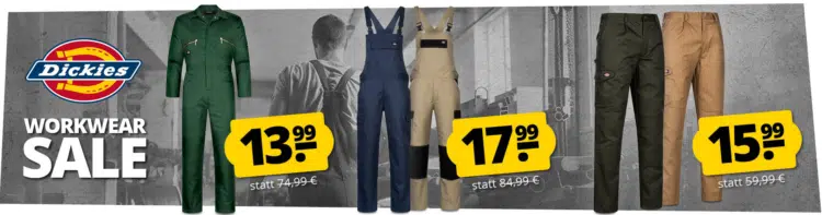 SportSpar: Dickies Arbeitsbekleidung im Sale