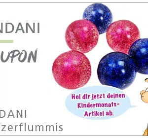 LINDANI Glitzerflummis kostenlos für Kinder zwischen 4 und 10 Jahren in LINDA Apotheken vor Ort
