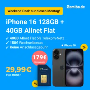 Apple iPhone 16 Handytarif