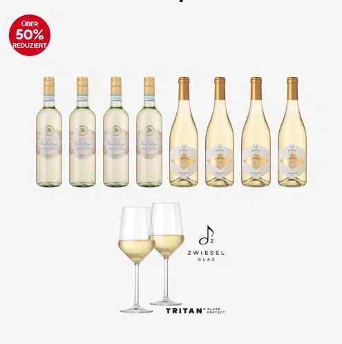 Thumbnail 8 Weißweine vom Gardasee &amp; 2 Zwiesel-Gläser – Dolce Vita im Set für 39,90€