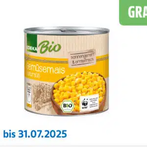 EDEKA Bio Gemüsemais ab 10 € MEW gratis mit der Edeka-App (Edeka Nord)