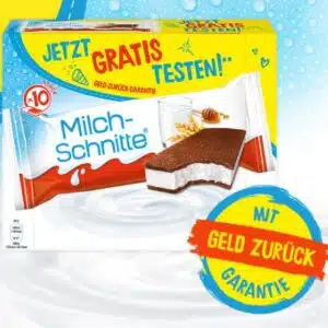 kinder Milch-Schnitte gratis testen! 😋