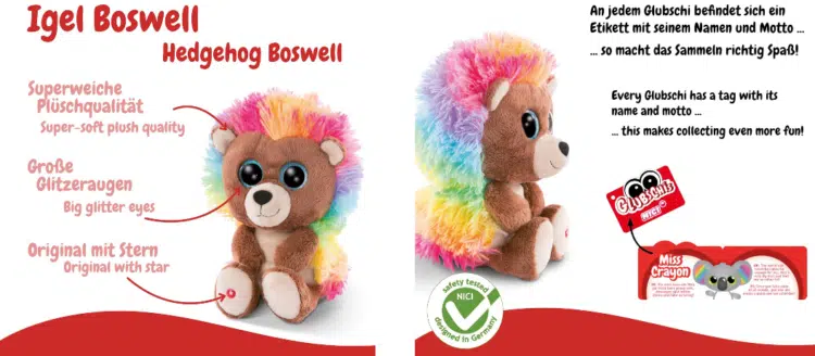 NICI Glubschis Igel Boswell