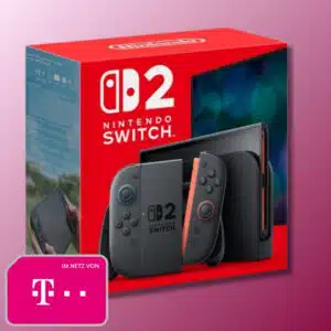 Nintendo Switch 2 für 149,95€ + 25GB LTE/5G Telekom Allnet für 19€/Monat + 10€ Wechselbonus (congstar Allnet Flat S)